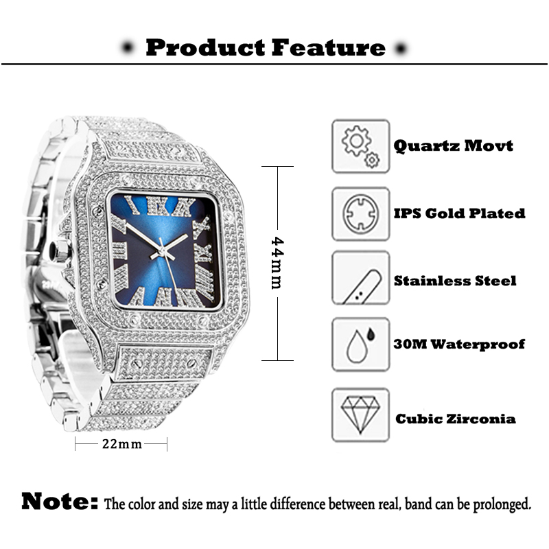 MISSFOX Mens Watches Hip Hop B - Luxury Watch Top 10 review and price