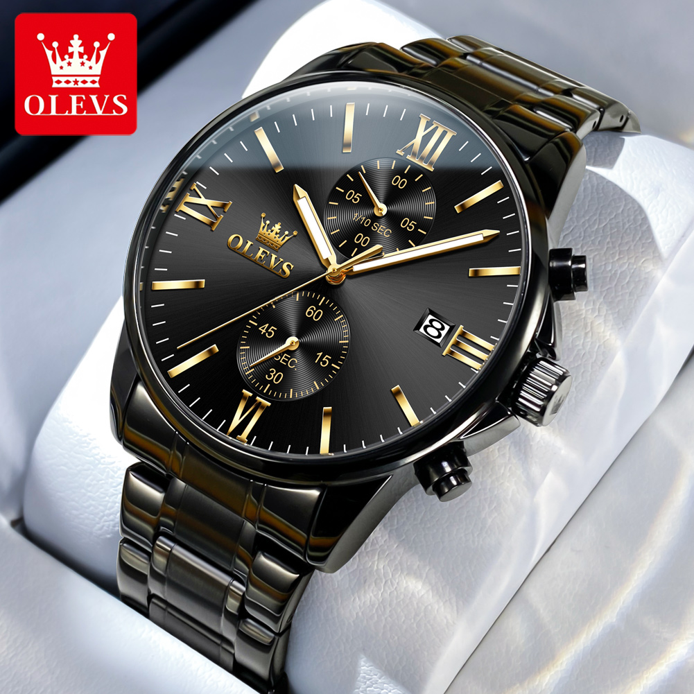 OLEVS 2886 Classic Black Quart - Luxury Watch Investment review and price