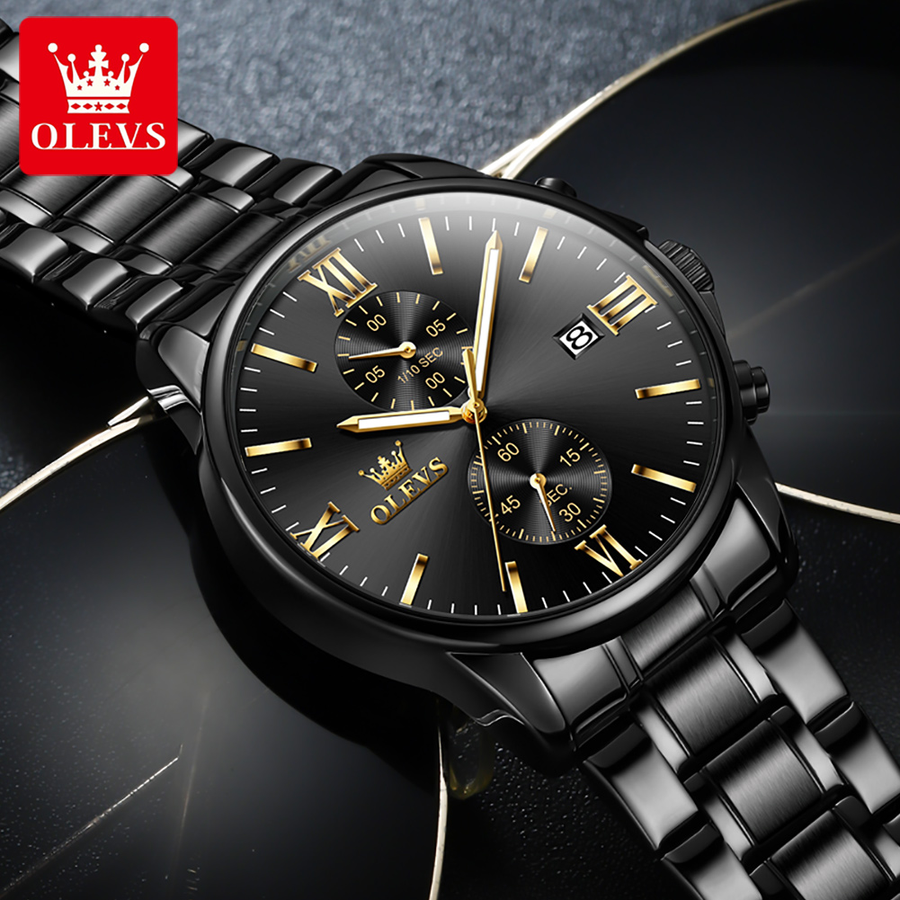 OLEVS 2886 Classic Black Quart - Luxury Watch Investment review and price