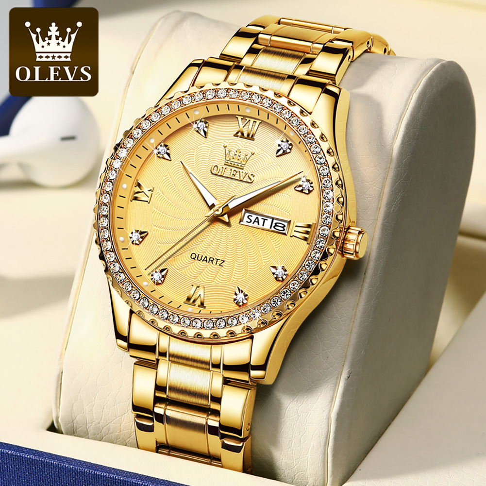 OLEVS 5565 Luxury Brand Quartz - Luxury Watch Investment review and price